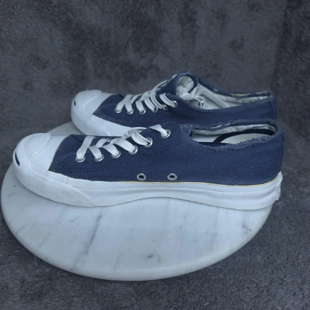 Converse Jack Purcell Shoes Mens Size 5.5 Blue Canvas Low Top Casual Sneakers